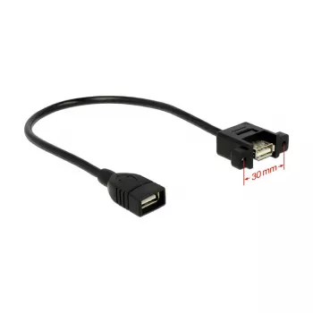 USB kabelis DeLOCK 0.25m 2xUSB 2.0-A