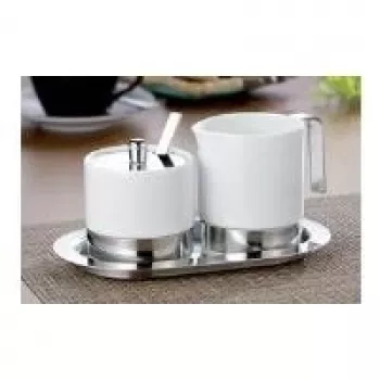 Cukura un piena komplekts Esmeyer Adam 302-024, 5-daļīgs porcelāna serviss
