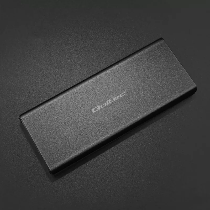 Ārējais M.2 SATA SSD korpuss QOLTEC 51854 USB 3.0 bezinstrumentu