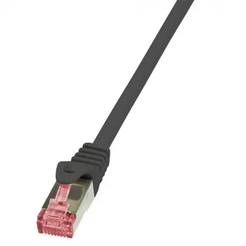 LOGILINK CQ2013S LOGILINK Patchvads Cat.6 S/FTP PIMF PrimeLine 0,25m, Melns