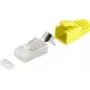 RJ-45 savienotājs ShiverPeaks 72067-10Y balts dzeltens