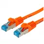 Wentronic Goobay CAT 5e Patch Kabelis, SF/UTP, Oranžs, 0.25 m - CCA Vara Maisījums (95209)