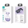 USAMS Bluetooth 5.1 TWS Ausu Austiņas ar Skārienjutīgu Vadību, Ūdensizturīgas Sporta Atskaņotāji, Trokšņu Samazināšana (Purpura)