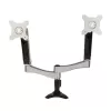 SilverStone SST-ARM22SC Divu Monitoru Stiprinājums - Sudrabs
