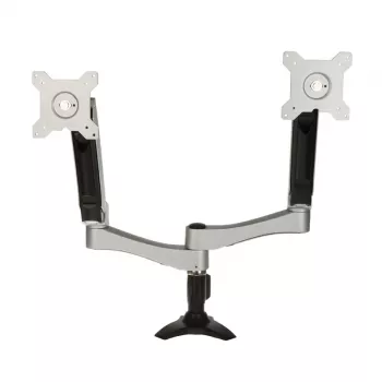 SilverStone SST-ARM22SC Divu Monitoru Stiprinājums - Sudrabs