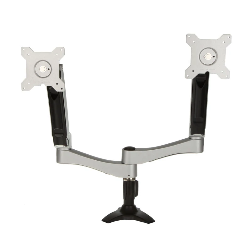 SilverStone SST-ARM22SC Divu Monitoru Stiprinājums - Sudrabs