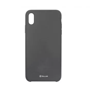 Telefona maciņš Tellur Liquid Silicone iPhone XS Max — Melns