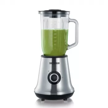 Severin SM 3734 galda blenderis Melns - Nerūsējošais tērauds 1l 500W Mikseris