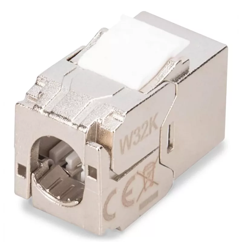 Digitus CAT 6A kompakts keystone modulis, ekranēts, bezinstrumentu montāža, 24 gab.