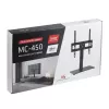 TV statīvs MACLEAN MC-450 32–65 collu televizoriem, max 40 kg, VESA līdz 400×400, galda virsmas