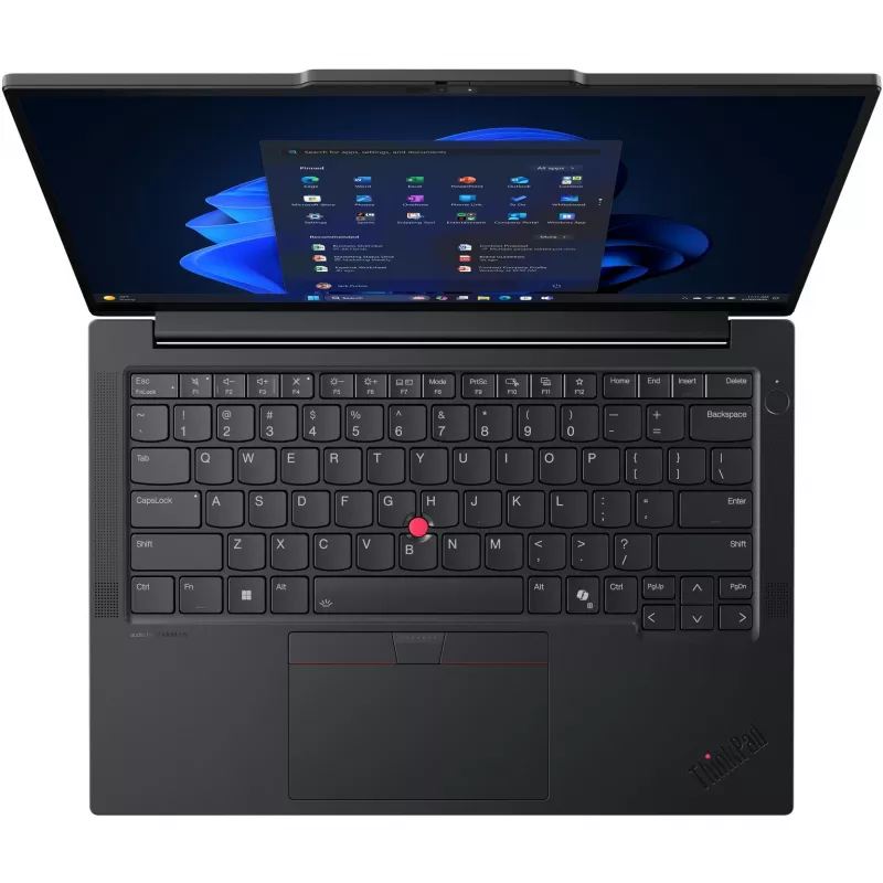 Lenovo ThinkPad E14 Gen 7 (AMD) 21T0004WGE klēpjdators, AMD Ryzen 5 220 3,2 GHz, 35,6 cm (14 collu) WUXGA 1920 x 1200, 32 GB DDR5-SDRAM, 512 GB SSD, AMD Radeon 740M, Wi-Fi, Windows 11 Pro, vācu tastatūra, melns