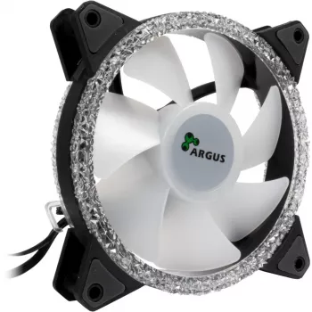 INTER-TECH RS-071 120mm ARGB korpusa ventilators - melns