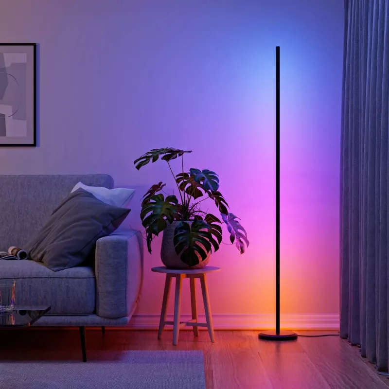 Stāvlampa Nanoleaf N7204K02-1FL 22W RGBW — regulējama RGB un baltā gaisma