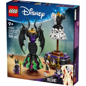 LEGO DISNEY 43262 Maleficent's un Cruella de Vil's Dresses