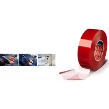 Divpusējā lente Tesa 4965 15 mm x 50 m, poliestera, augstas stiprības līme