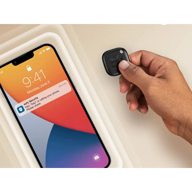 Bluetooth izsekotājs Anker Eufy SmartTrack Link — 2 iepakojumā, pretpazaudēšanas ierīce iPhone un iPad