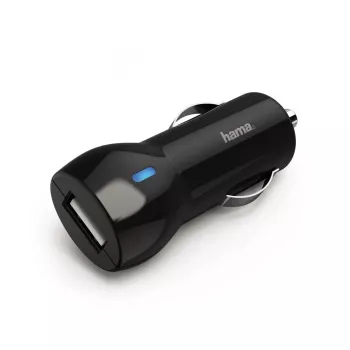 Hama 00183259 auto lādētājs Mobilajam telefonam, Viedtālrunim, Planšetei Melns Cigaretes šķiltavas Ātrā uzlāde Auto