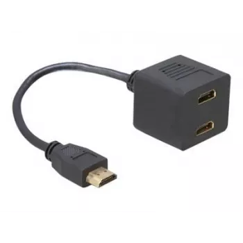 HDMI Adapteris DeLOCK 65056 0.2m Vīrietis uz 2x Sieviete
