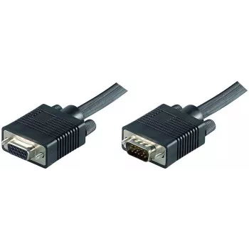 Microconnect MONGH2B VGA kabelis 2 m VGA (D-Sub) Melns