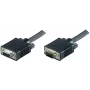 Microconnect MONGH2B VGA kabelis 2 m VGA (D-Sub) Melns