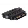 Adapter SATA 22-pin FM uz SATA 13-pin M Melns DeLOCK