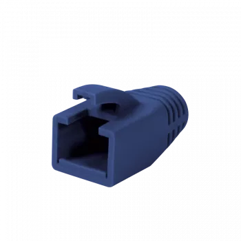 Logilink RJ45 spraudņa stresa mazināšanas uzgalis, 8,0 mm (50 gab.) | MP0035B | Zils