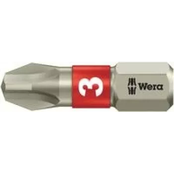 WERA 3851/1 TS PH 3 X 25 MM Phillips uzgalis 3 Nerūsējošais tērauds D 6.3 1 gab.