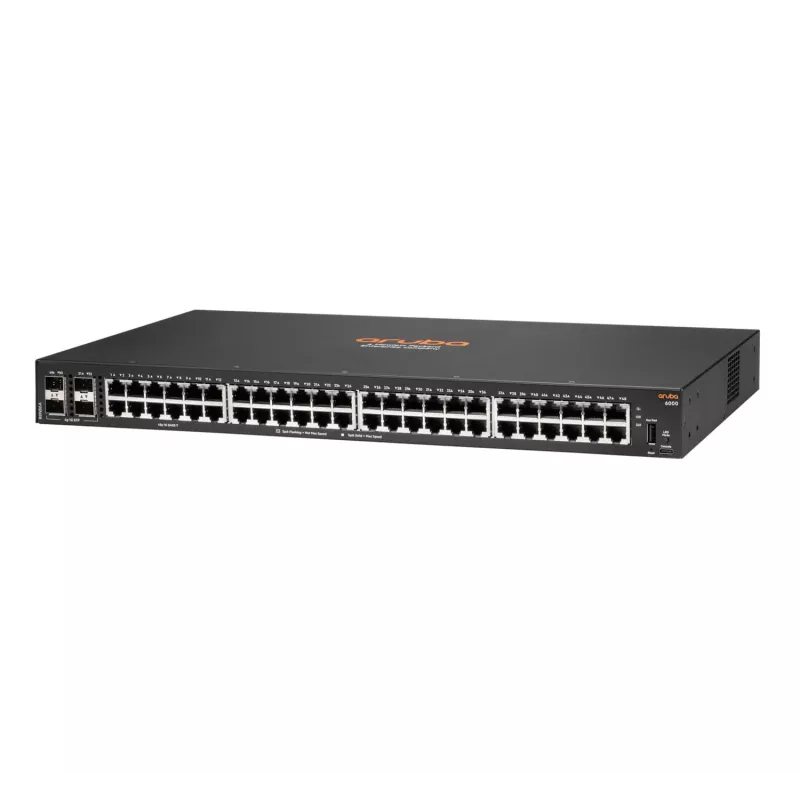 HPE Aruba Networking CX6000 52-Portu Slēdzis (R8N86A) [48x Gigabit LAN, 4x SFP]