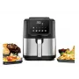 Gaisa fritieris Rommelsbacher FRH 1500 — 5 L, 1500 W, nerūsējošais tērauds/melns
