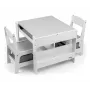 Bērnu mēbeļu komplekts Milly Mally Sven White – modelis 5488, balts