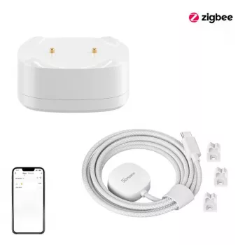 Ūdens noplūdes sensors Sonoff SNZB-05P Zigbee 3.0 — bezvadu mitruma un plūdu detektors