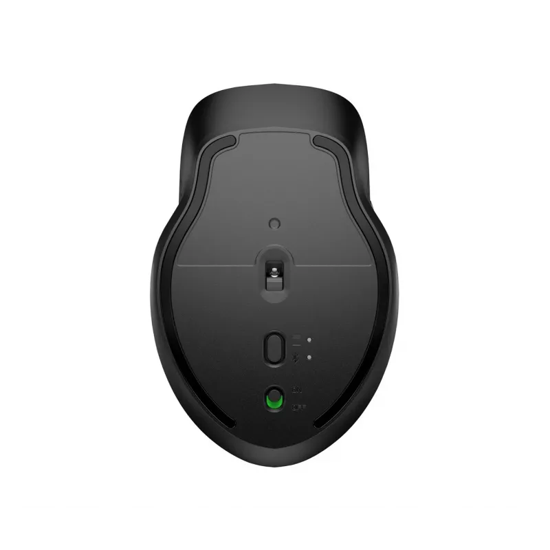 HP 435 Multi-Device Wireless Mouse, Ambidextrous, RF Wireless + Bluetooth, 4000 DPI, Melns