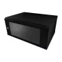 Sienas skapis ALLNET ALL-SMC6604SCHWARZ 4U, maks. slodze 50 kg, atslēgas slēdzene, melns