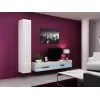 TV statnis cama meble VIGO NEW 30/180/40, balts spīdums, skaidu plātne, 1800×400×300 mm