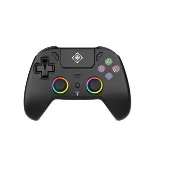 Bezvadu spēļu kontrolieris DELTACO GAM-189 RGB Hall Effect Melns