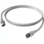 EasyLan FlexBoot savienojuma kabelis Cat.6A S/FTP pelēks 1.50 m