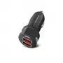 Auto lādētājs ESPERANZA EZ110 Melns — 12–24V ieeja, 2× USB-A 2.1A, Quick Charge 3.0, 36W