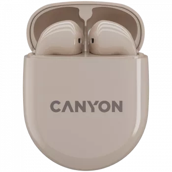 Canyon Bluetooth austiņas TWS-6 Gaming Mode/BT 5.3 bēšs mazumtirdzniecība (CNS-TWS6BE)