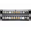 Patch Panel DeLOCK 43259 10 inch 12x Keystone melns