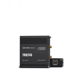 Teltonika TRB246 industriālais maršrutētājs, IoT LTE vārteja, Cat 4, 1x RJ45 100Mb/s, IP30