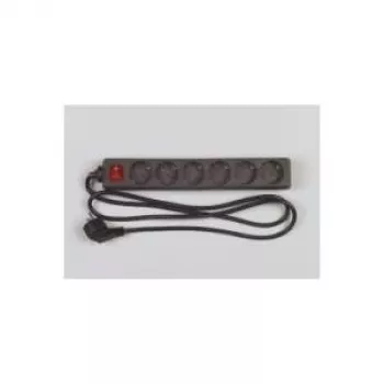 Pārsprieguma aizsargs REV 512380555 Melns 6 AC kontaktligzdas 250 V 1.4 m