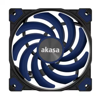 Ventilators Akasa Alucia XS12 120mm Melns Zils 700-2000 RPM HDB