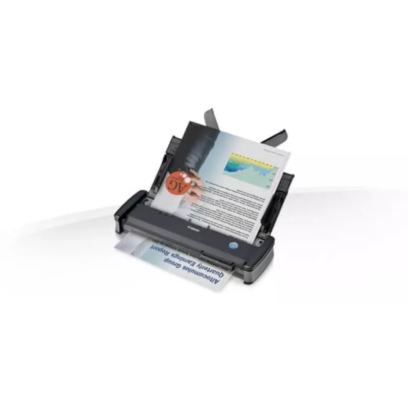 Canon imageFORMULA P-215II pārnēsājams abpusējās skenēšanas dokumentskeneris, 216 x 1000 mm, 600 x 600 DPI, 24 biti, loksnes padeves skeneris, melns, pelēks, CMOS CIS