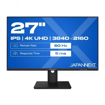 JAPANNEXT JN-IPS270UHD60F 27 collu 4K UHD IPS monitors ar HDMI/DP
