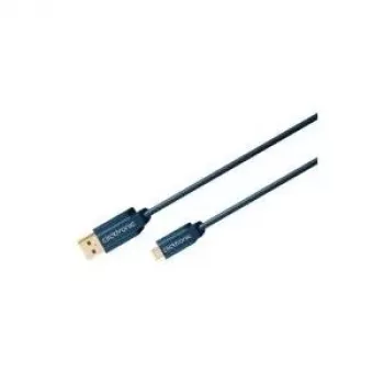 ClickTronic 1,8m USB 2.0 A-mini B vīriešu/vīriešu zils USB kabelis (70127)
