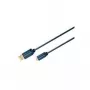 ClickTronic 1,8m USB 2.0 A-mini B vīriešu/vīriešu zils USB kabelis (70127)