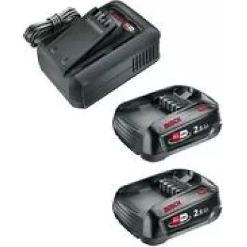 GARDENA 14914-20 Starter komplekts QC AL 18V-44 + 2 x 2,5 Ah SoC akumulators un lādētājs 18 V 2.5 Ah Li-Ion