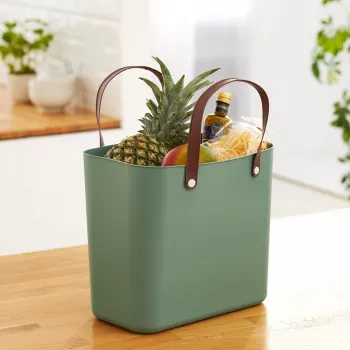 Bag rotho Albula Green 25 L no pārstrādātas plastmasas, 340×235×400 mm, maksimālā slodze 40 kg