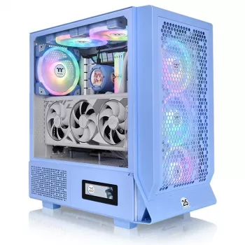Thermaltake Ceres 330 TG - Midi Tornis - PC - Zils - ATX - EATX - micro ATX - Mini-ITX - SPCC - Rūdīts stikls - 18,5 cm (CA-1Y2-00MFWN-00)