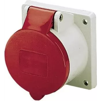 Paneļmontāžas kontaktligzda TA 32A, 5p, 6h, 400V, IP44 1276 - MENNEKES